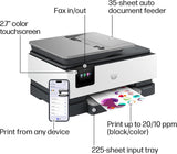 HP OfficeJet Pro 8139e Wireless All-in-One Color Inkjet Printer, Print, Scan, Copy, Fax, Duplex, ADF - Certified Refurbished
