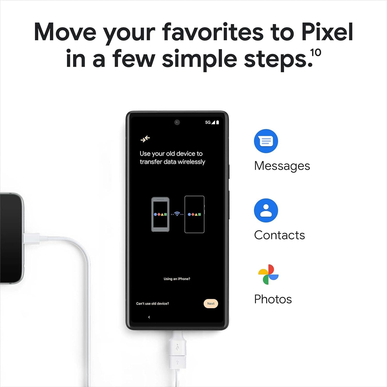 Google Pixel 6a Unlocked 5G Android Phone, 12 Megapixel Camera, 24-Hour Battery, Works with All Carriers, Charcoal