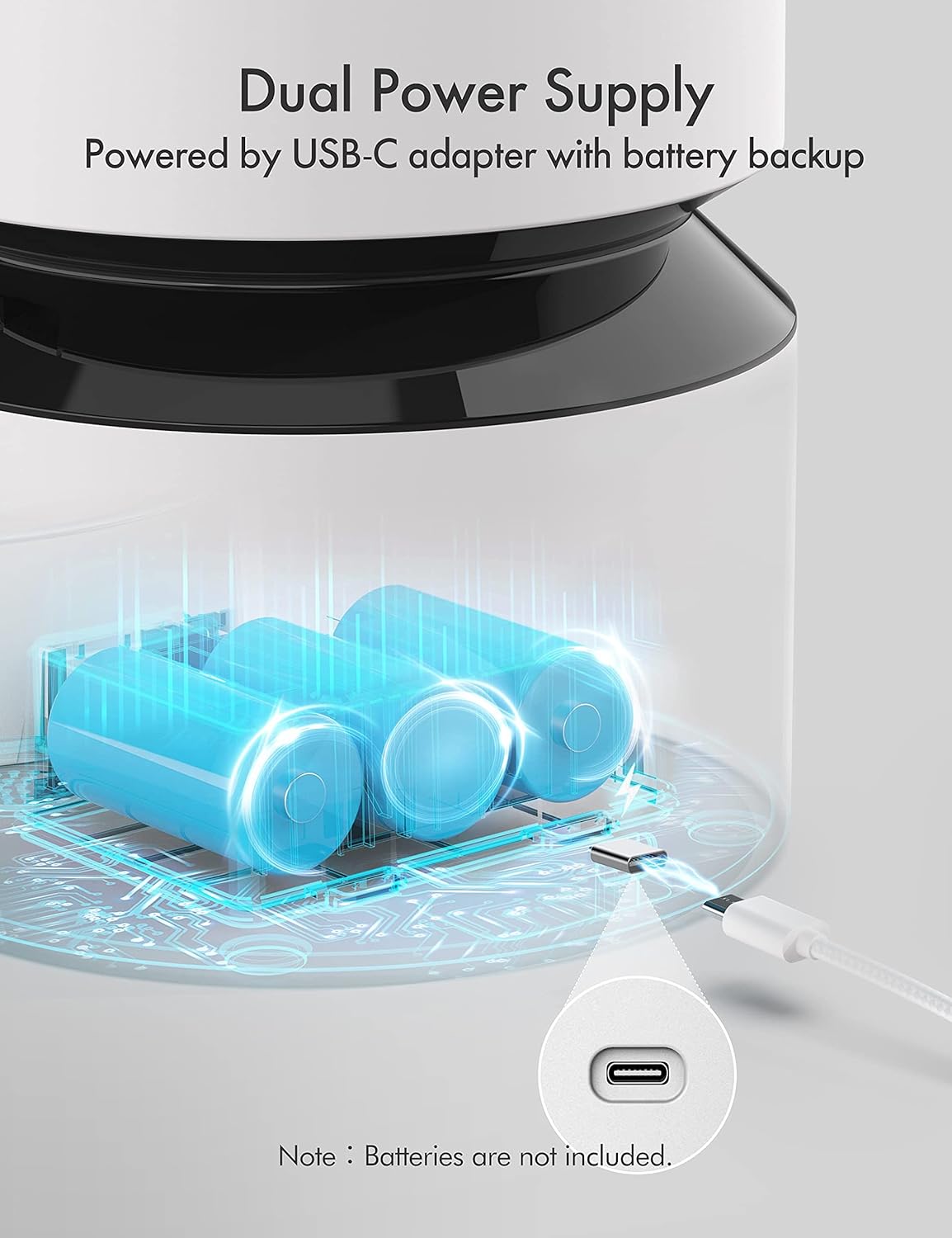 PETLIBRO Granary 5L Automatic Pet Feeder, Double Tray, White - Certified Refurbished