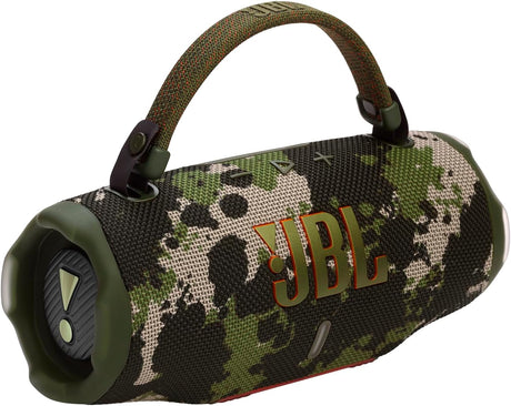 JBL Portable Waterproof Speaker with Built-in Powerbank, Sqaud - Certified Refurbished