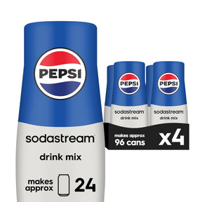 SodaStream Pepsi Drink Mix for Sparkling Water Makers, Pack of 4