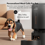 Petlibro Granary Automatic Pet Feeder, 5G Wi-Fi, 5L, Low Food Sensor, Black - Certified Refurbished