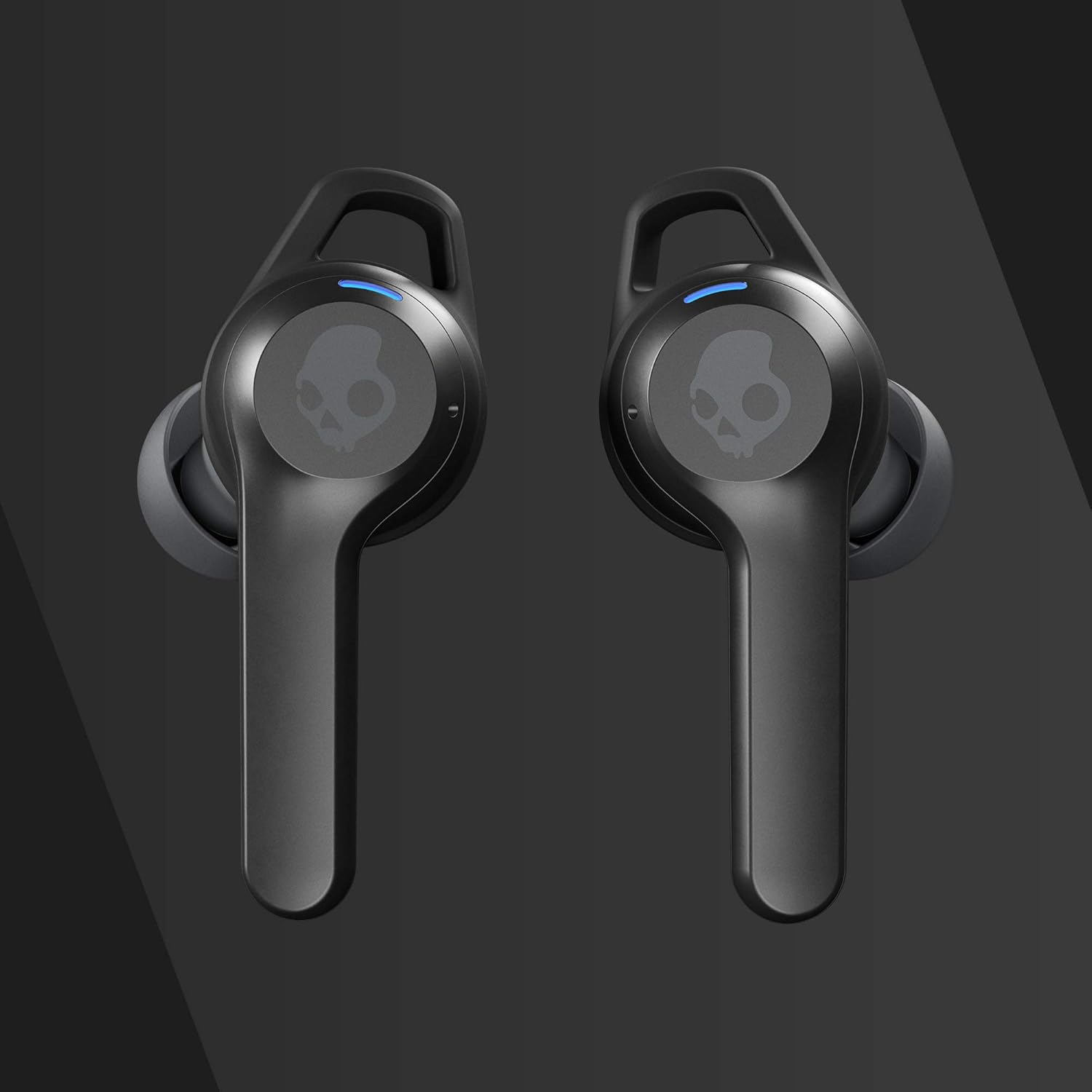 Skullcandy Indy Evo In-Ear Wireless Earbuds, 30 Hr Battery, Microphone, Works with iPhone Android and Bluetooth Devices, Black