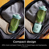 Ninja Blast Max Personal Cordless Blender for Smoothies, Blend, Ice Crush, 22 oz. Twist & Go Vessel, Sea Glass - Certified Refurbished