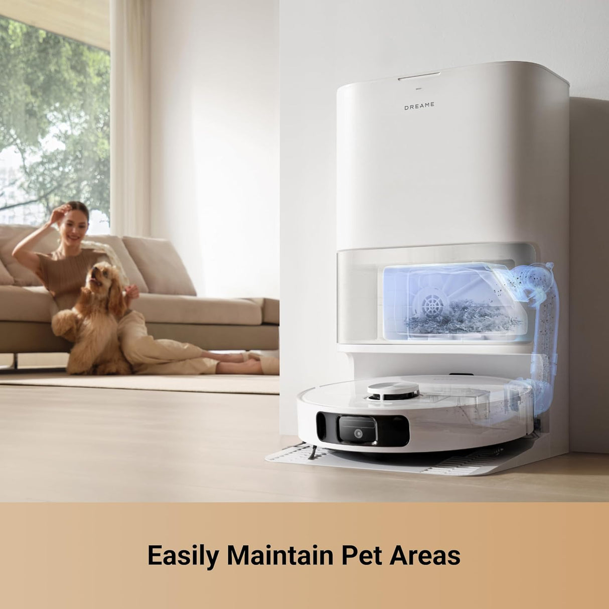 Dreame L10s Ultra Gen 2 Robot Vacuum and Mop, 10000Pa Suction, MopExtend Tech, All-in-One Base Station, 75 Days Auto-Empty, Mop Self-Wash and Dry