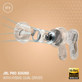 JBL Tour Pro 3 True Wireless Noise Cancelling Earbuds, Black - Certified Refurbished