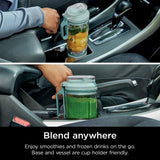 Ninja Blast Max Personal Cordless Blender for Smoothies, Blend, Ice Crush, 22 oz. Twist & Go Vessel, Sea Glass - Certified Refurbished