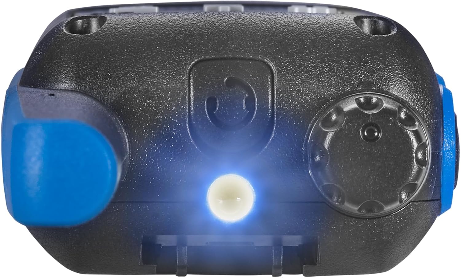 Motorola Solutions Rechargeable 35-Mile Two-Way Radio, Black/Blue