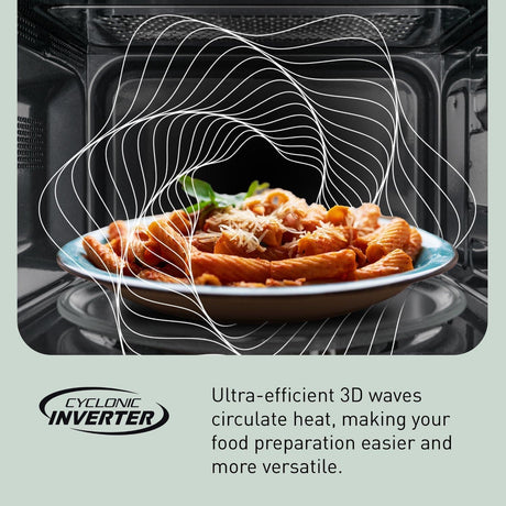 Panasonic 2.2 Cu. Ft. Countertop Microwave Oven, Inverter Technology, Genius Sensor, 1250W, Silver - Certified Refurbished