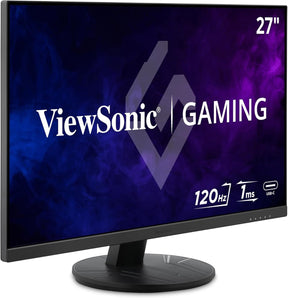 ViewSonic 27" 1080p 1ms 120Hz IPS Gaming Monitor, Black - Certified Refurbished