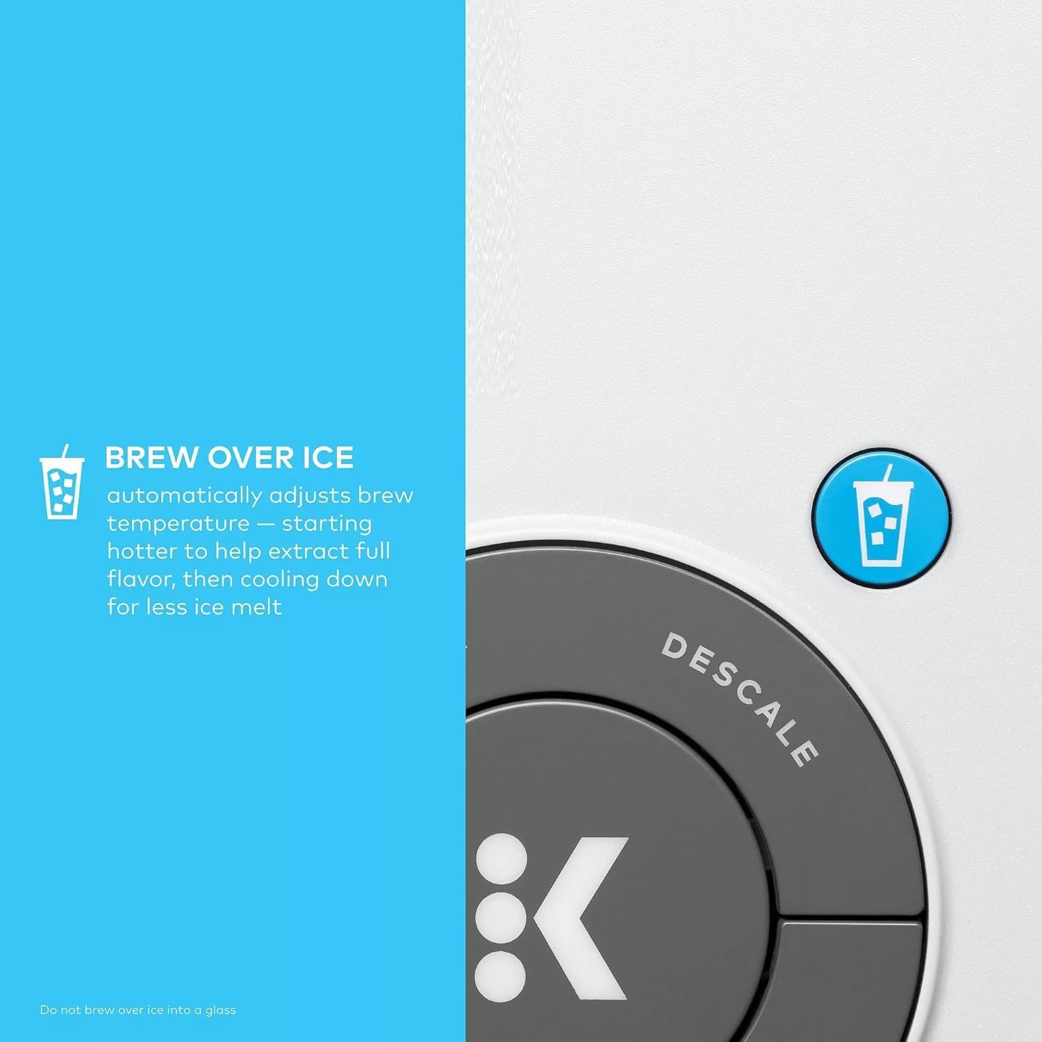 Keurig K-Iced Plus Single Serve Coffee Maker, White - Certified Refurbished