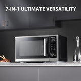 Toshiba 1.0 cu. ft. 7-in-1 Countertop Microwave Oven Air Fryer Combo, 1000W, Stainless Steel - Certified Refurbished