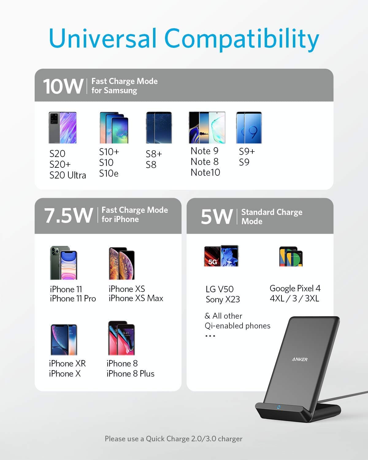 Anker <b>313</b> Wireless Charger (Stand)