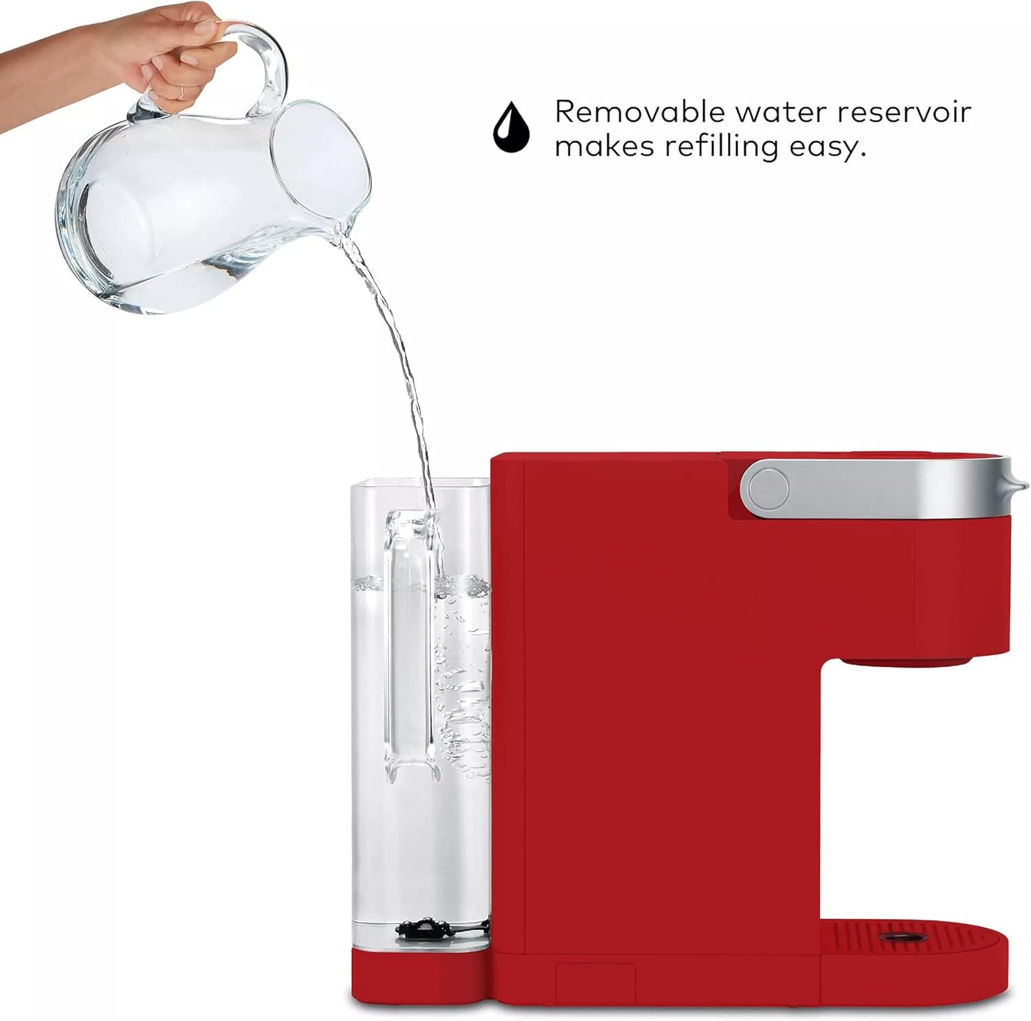 Keurig K-Supreme Single Serve K-Cup Pod Coffee Maker, Red - Certified Refurbished