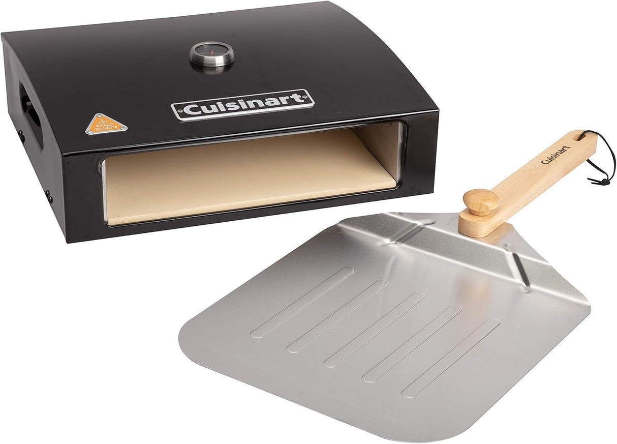 Cuisinart Grill Top Pizza Oven Kit, Black