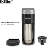 Keurig K-Slim Single Serve K-Cup Pod Coffee Maker, MultiStream Tech, 3 Brew Sizes, 46oz Removable Reservoir, Black - Open Box