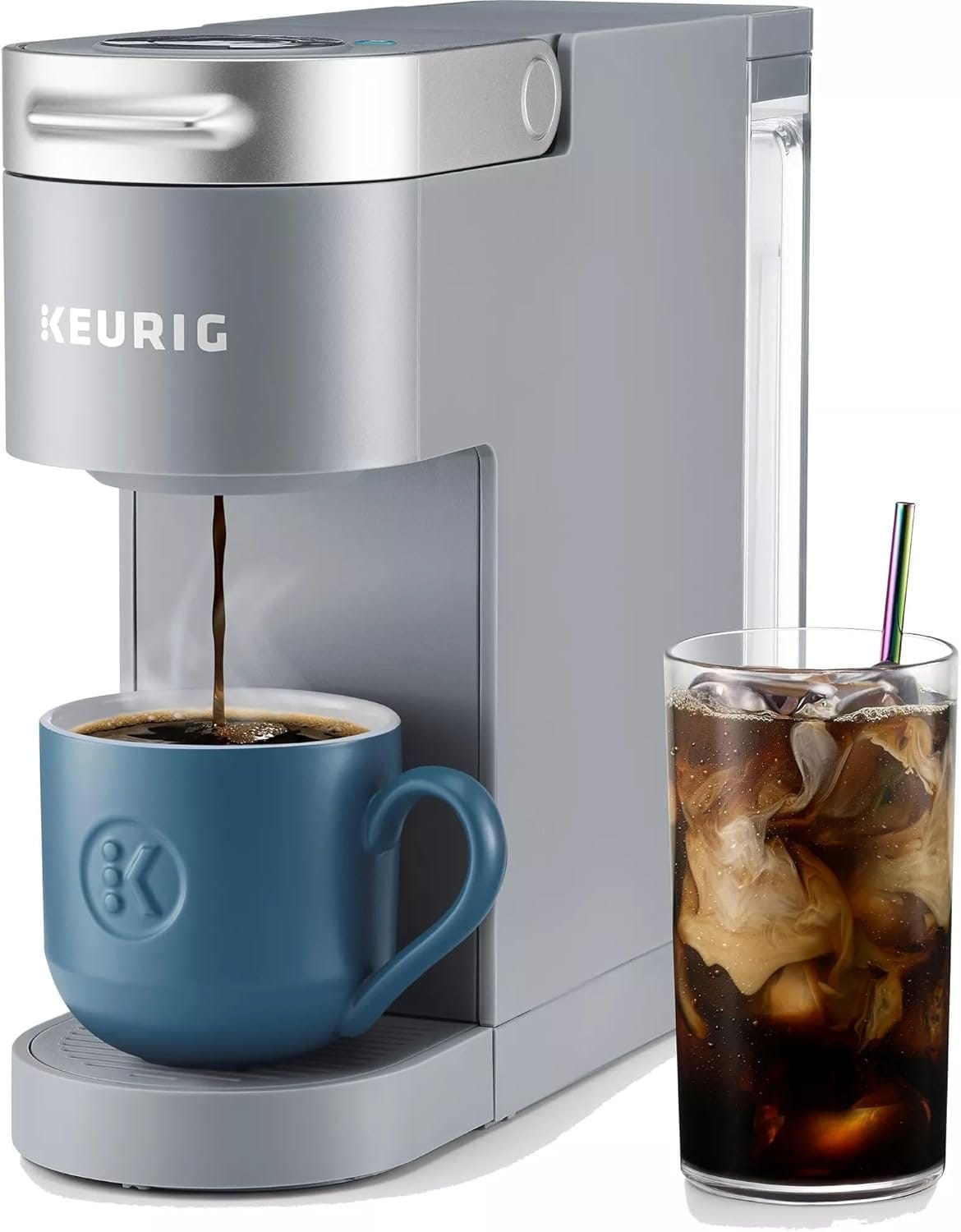 Keurig K-Iced Plus Single Serve Coffee Maker, Artic Gray - Certified Refurbished