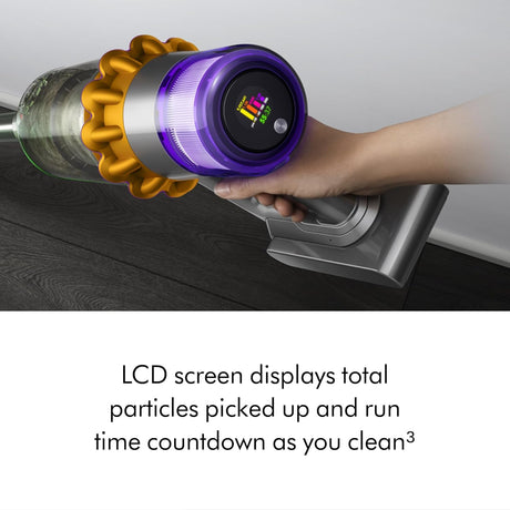Dyson V15 Detect Cordless Vacuum Cleaner, Yellow/Nickel