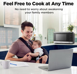 Black+Decker 0.9 Cu. Ft. Countertop Microwave Oven with 6 Auto Menus, Child Lock, Memory Function, 10 Power Levels - Certified Refurbished