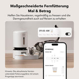 Petlibro 5G WiFi Automatic Pet Feeder for Two Cats or Dogs, 5L Food Dispenser with Low Food Sensor, White - Certified Refurbished
