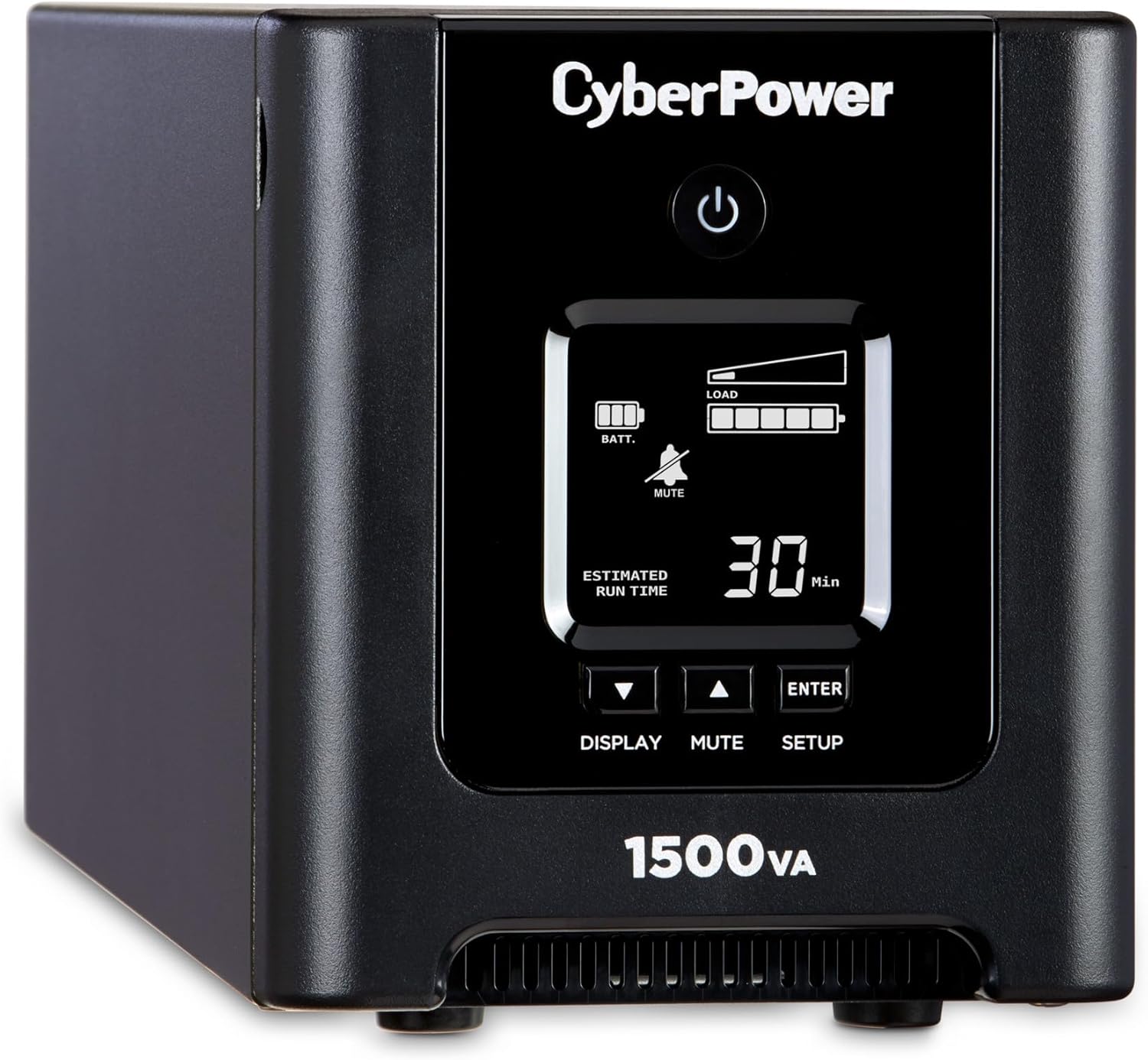 CyberPower PFC Sinewave UPS System, 1500VA/1050W, 8 Outlets, AVR, Mini-Tower - Certified Refurbished