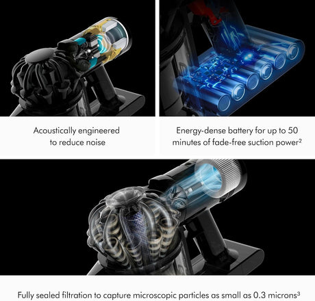 Dyson Car+Boat Handheld Cordless Portable Vacuum Cleaner, Silver