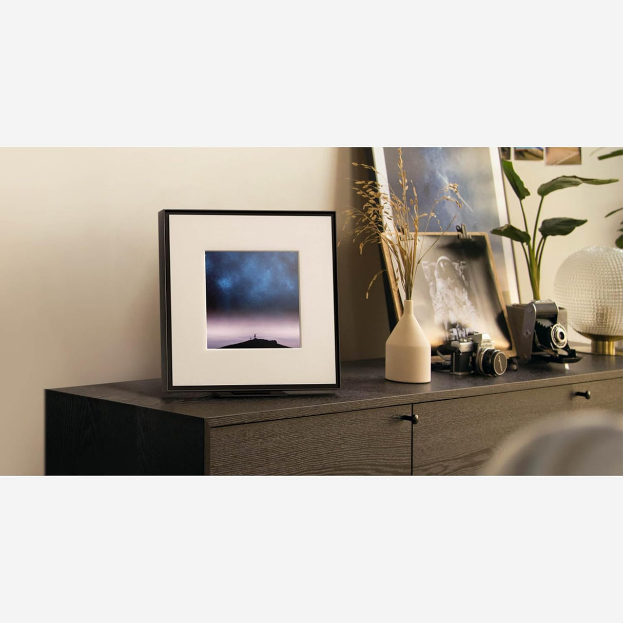 Samsung LS60D Music Frame Smart Speaker with Dolby Atmos Audio, Q-Symphony, Customizable Design, Wireless Wi-Fi and Bluetooth Music Streaming