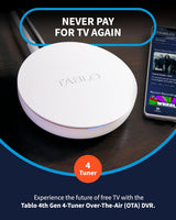 Tablo 4th Gen 4-Tuner Over-The-Air (OTA) DVR - Certified Refurbished
