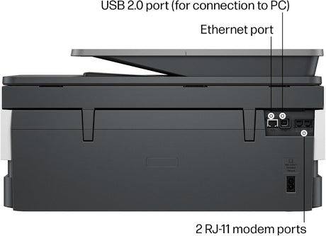 HP OfficeJet Pro 8139e Wireless All-in-One Color Inkjet Printer, Print, Scan, Copy, Fax, Duplex, ADF - Certified Refurbished