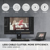 ViewSonic 27" IPS 1080p Monitor Designed for Surface with Advanced Ergonomics, 100 Hz, Black - Certified Refurbished