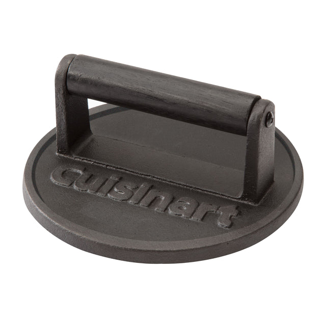 Cuisinart Cast Iron Smash Burger Press, 6.5" Dia