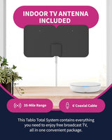 Tablo 4th Gen 2-Tuner Over-The-Air (OTA) DVR with 35-Mile Indoor TV Antenna - Certified Refurbished