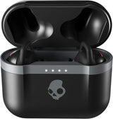 Skullcandy Indy Evo In-Ear Wireless Earbuds, 30 Hr Battery, Microphone, Works with iPhone Android and Bluetooth Devices, Black