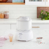 Cuisinart Automatic 1.5-Quart Frozen Yogurt, Ice Cream and Sorbet Maker, White - Certified Refurbished