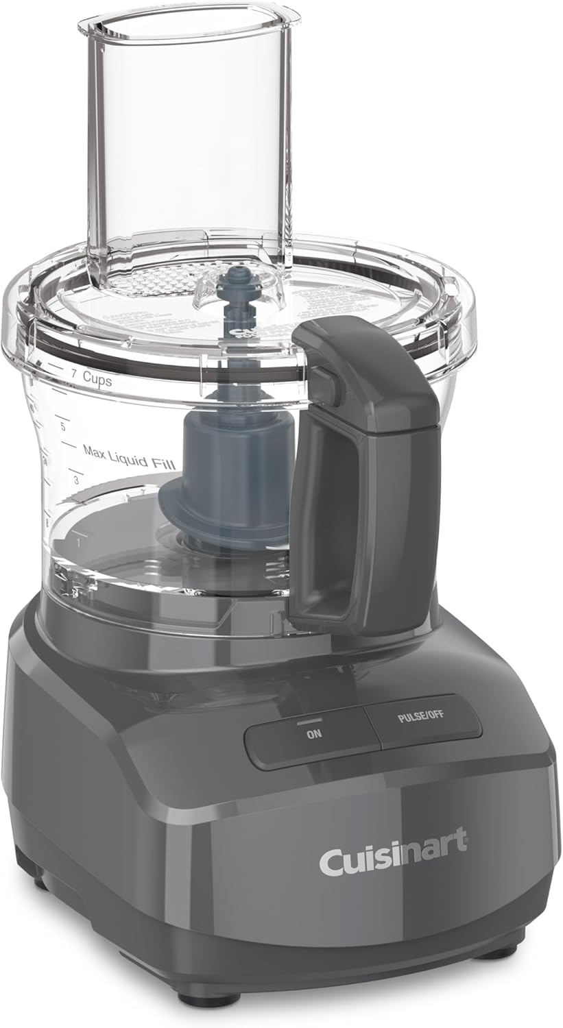 Cuisinart 7-Cup Sleek and Modern Design Food Processor, Gray - Certified Refurbished