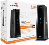 Arris SBG8300 SURFboard Cable Modem Router Combo 1 GBPS Speed DOCSIS 3.1 & AC2350 WiFi  - Certified Refurbished