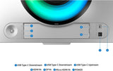Samsung 49" Odyssey G9 Series Dual QHD OLED Curved Gaming Monitor, Smart Features, 240 Hz, 0.03ms, Silver