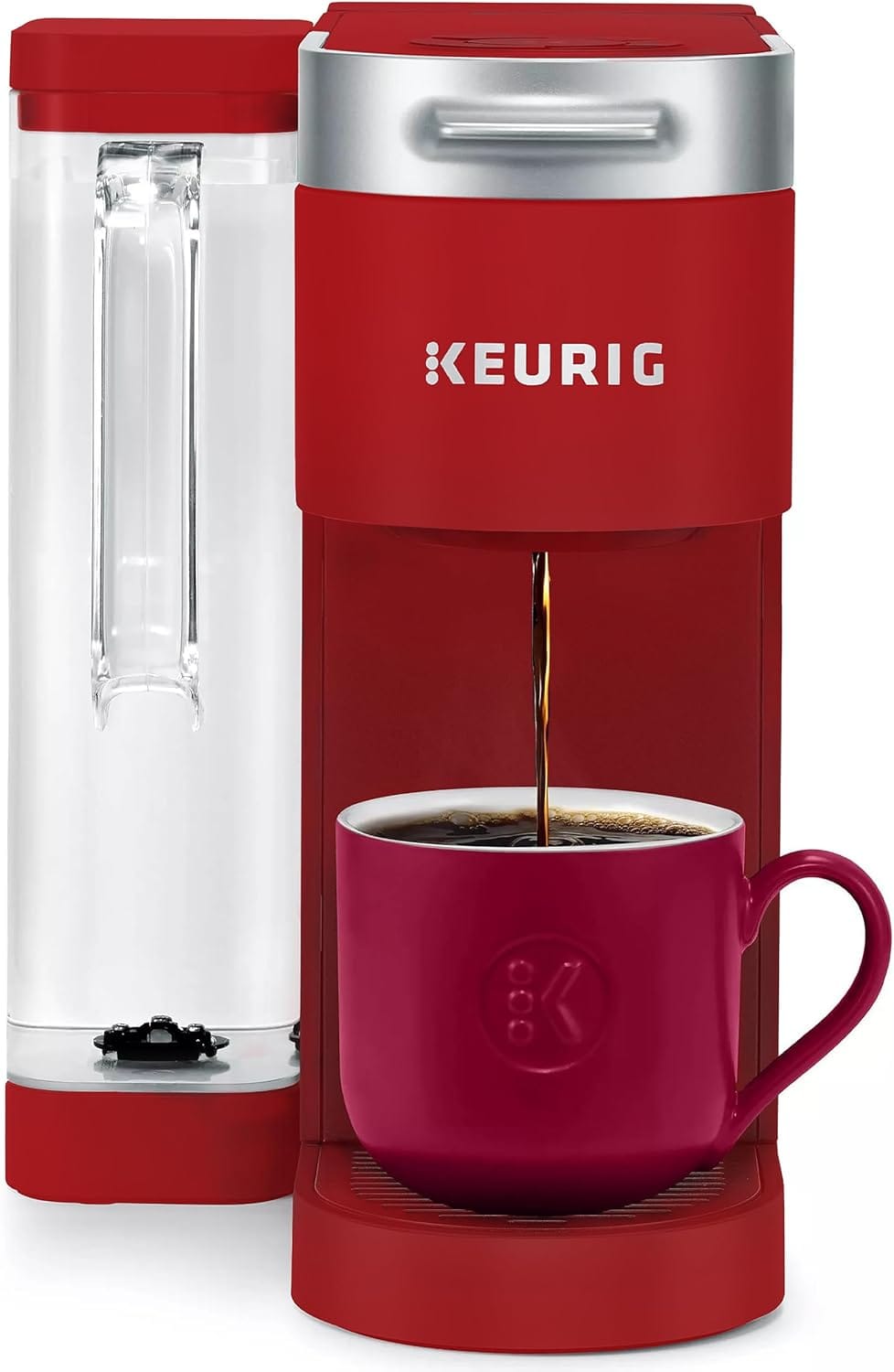 Keurig K-Supreme Single Serve K-Cup Pod Coffee Maker, Red - Certified Refurbished