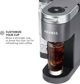 Keurig K-Supreme Single Serve K-Cup Pod Coffee Maker, Gray - Certified Refurbished