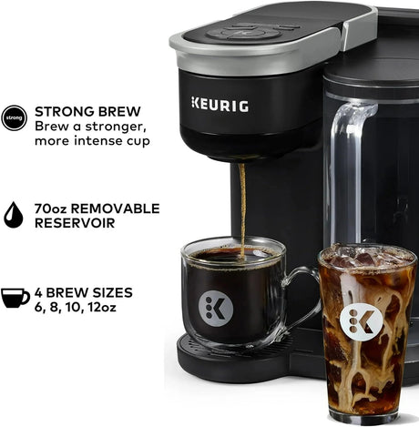 Keurig K-Mini Plus Single Serve K-Cup Pod Coffee Maker, Black - Certified Refurbished