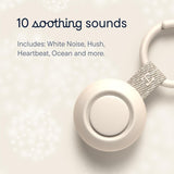 Hatch Go Portable Sound Machine for Babies and Kids, Sleep Soother, 10 Soothing Sounds, White Noise, Travel, Putty - Certified Refurbished