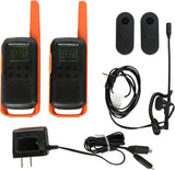 Motorola Solutions Rechargeable 25-Mile Two-Way Radio, Sportsman Edition, TrueTimber Pattern, Black/Orange