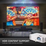 ViewSonic 4K UHD 3200 Lumens 240Hz 4.2ms Home Theater Projector, White - Certified Refurbished