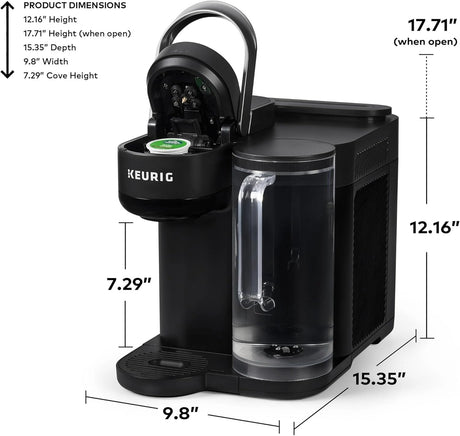 Keurig K-Mini Plus Single Serve K-Cup Pod Coffee Maker, Black - Certified Refurbished