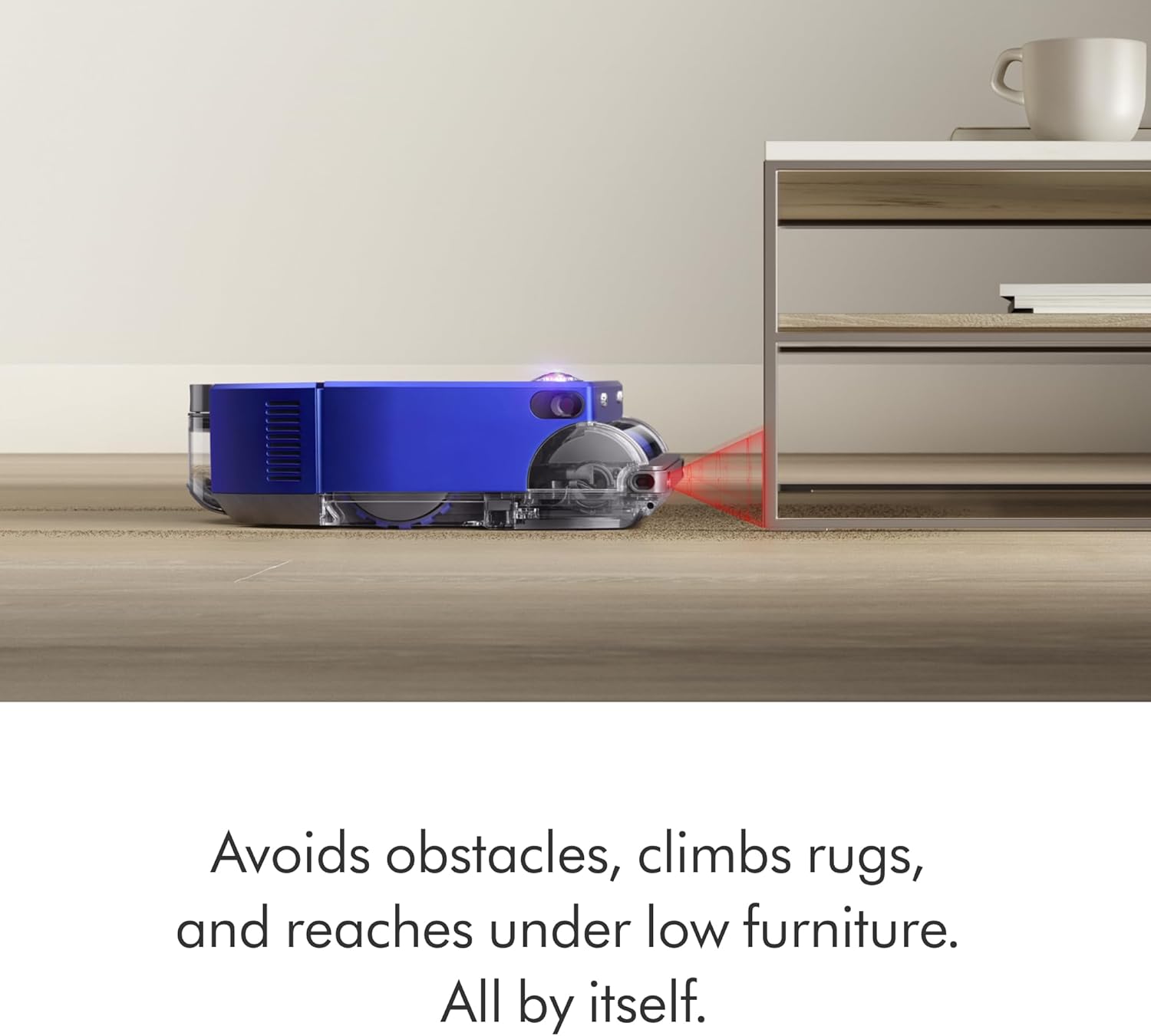Dyson 360 Vis Nav Robot Vacuum, Intelligent Navigation, Powerful Suction, Smart Cleaning for Home Floors
