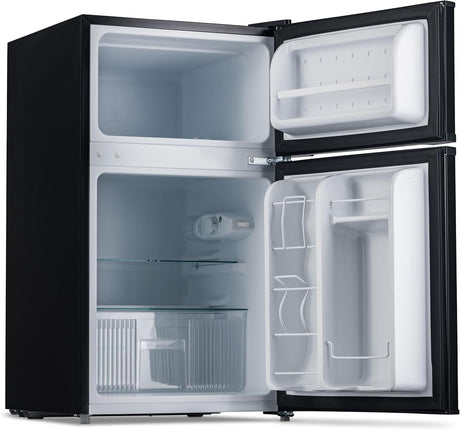 Newair Compact Mini Fridge with Freezer, 3.1 Cu. Ft., Black - Certified Refurbished