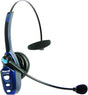 BlueParrott B250-XTS Mono Bluetooth Wireless Headphones 91% Noise Canceling Over Head Trucker Headset with Mic, Blue - Certified Refurbished