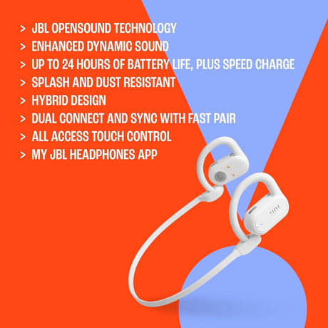 JBL Soundgear Sense True Wireless Bluetooth Open-Ear Headphones - Certified Refurbished