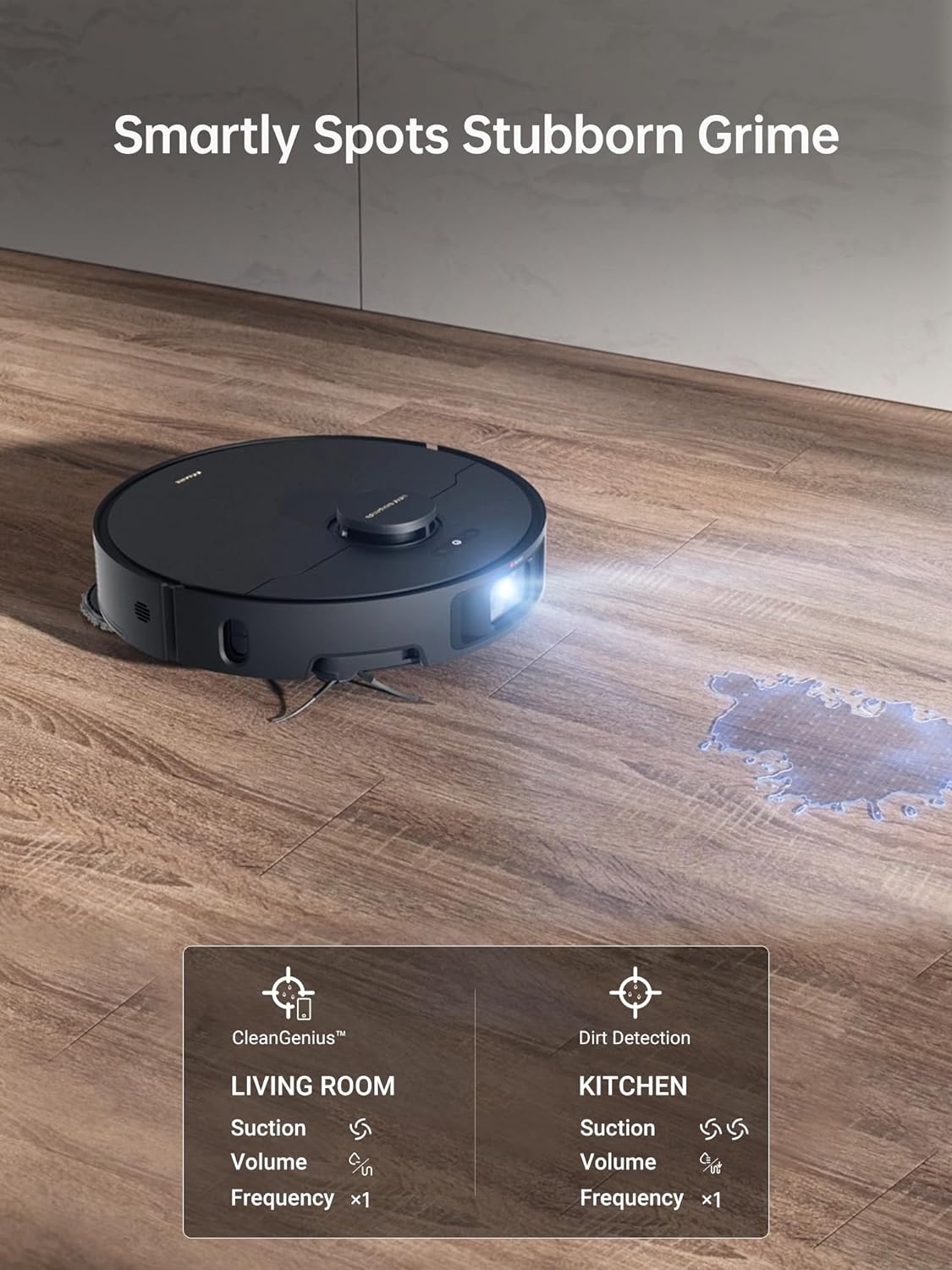 Dreame X40 Ultra Robot Vacuum with Removable Liftable Mop, 12000Pa Suction, Side Brush Cleaning, 158°F Mop Self-Cleaning, Auto Empty and Refill, Black