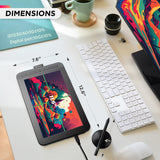 ViewSonic 12" Drawing Tablet, Full HD Display, 8192 Pressure Pen, Tilt Support, Mac/Windows Compatible